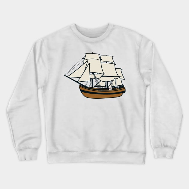 Sailing Ship Crewneck Sweatshirt by ShirtyLife
